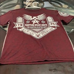 A American fighter shirt only wore it once